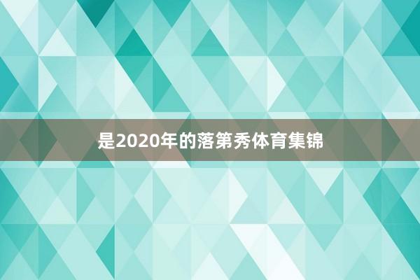 是2020年的落第秀体育集锦