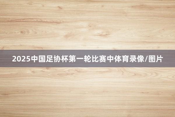 2025中国足协杯第一轮比赛中体育录像/图片