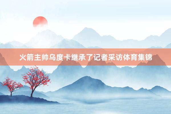 火箭主帅乌度卡继承了记者采访体育集锦