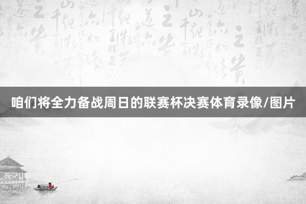 咱们将全力备战周日的联赛杯决赛体育录像/图片