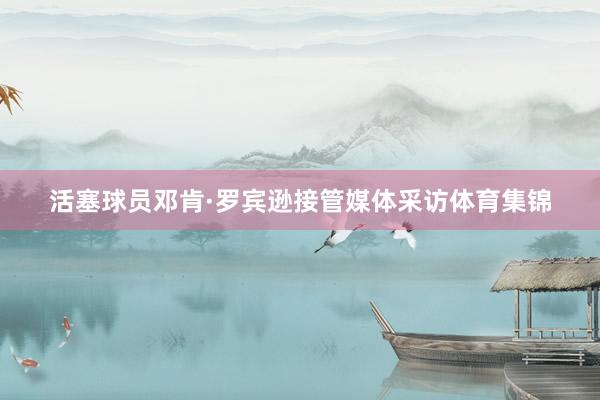 活塞球员邓肯·罗宾逊接管媒体采访体育集锦