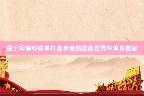 由于姆博科在单打赛事受伤退赛世界杯体育信息
