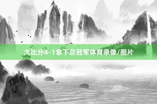 大比分4-1拿下总冠军体育录像/图片